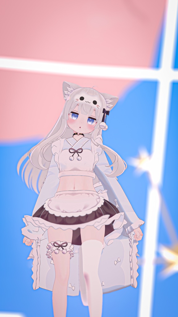 【こまどアバター対応】ねこゆかた