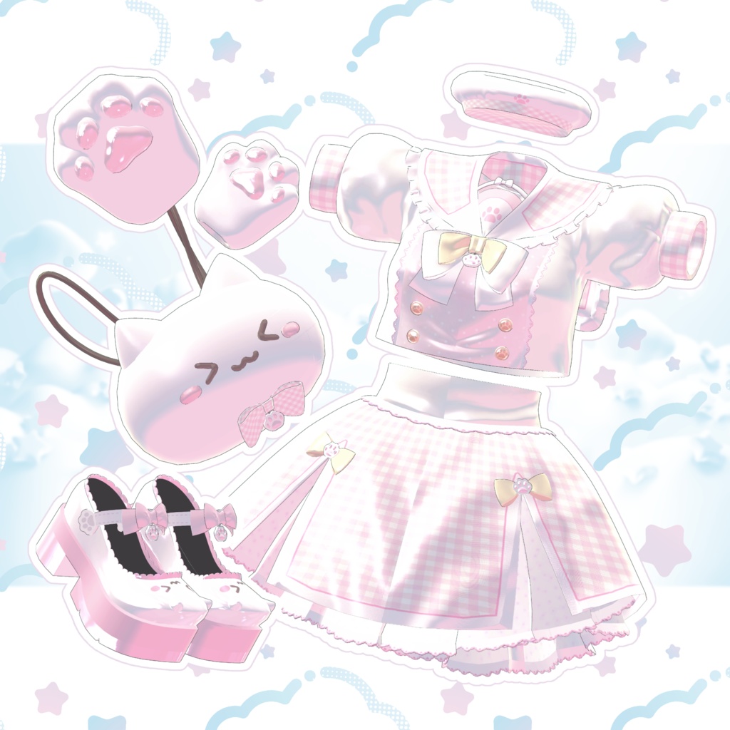 【2アバター対応】Re♡ねこせーらー