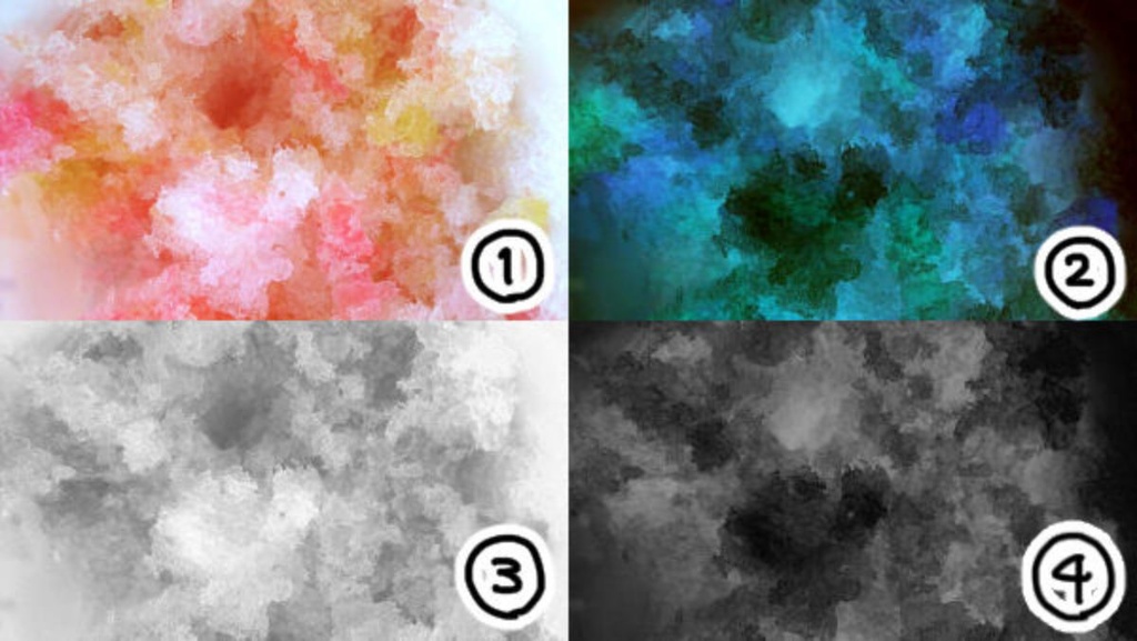 ふわふわかき氷テクスチャ