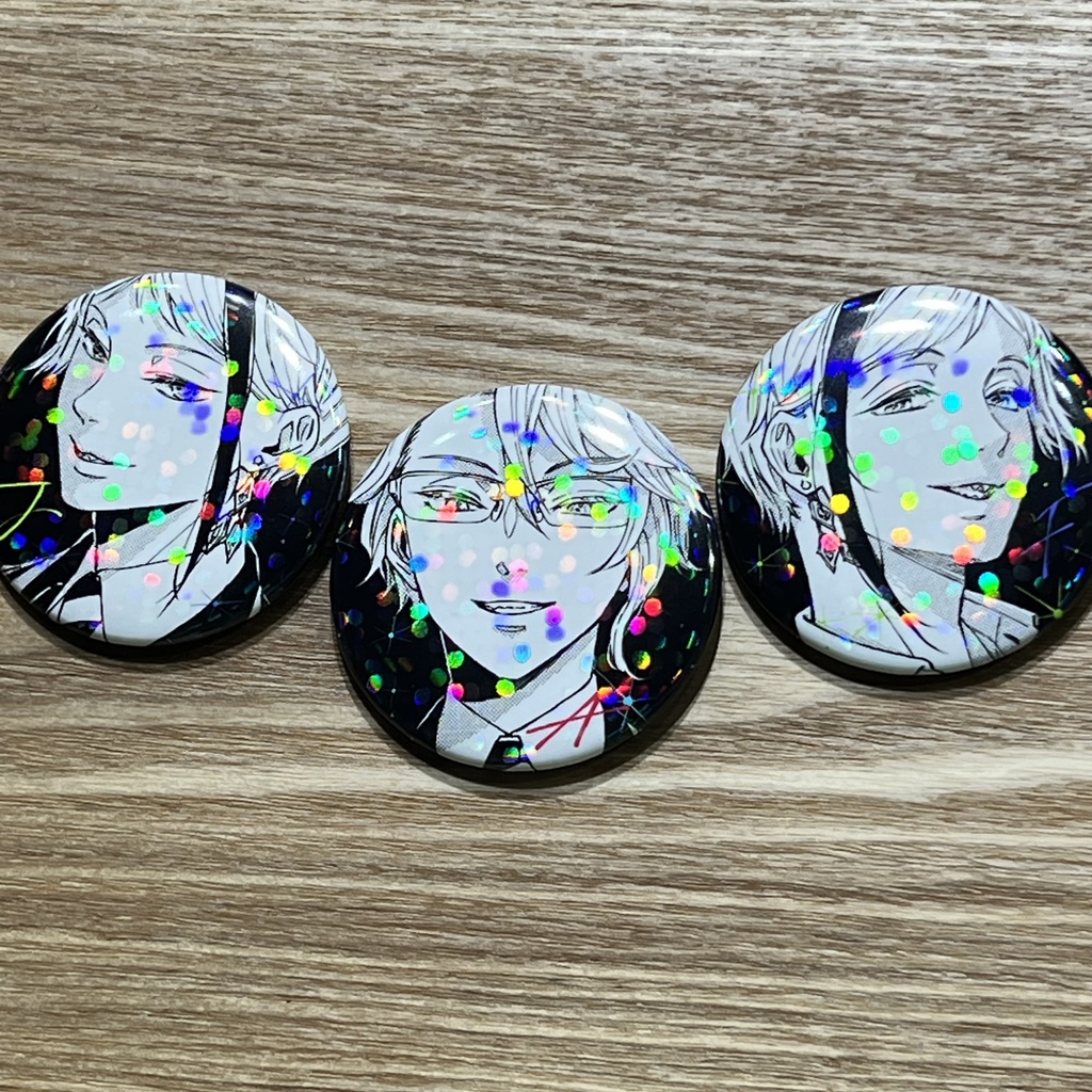缶バッジ オクタ3人組