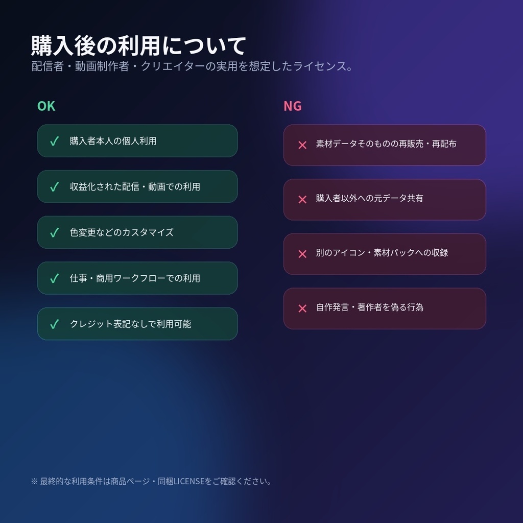 【無料版あり】【Stream Deck】Creator Deck Icons - Glass|配信・動画編集・PC操作 288アイコン【PNG / SVG】