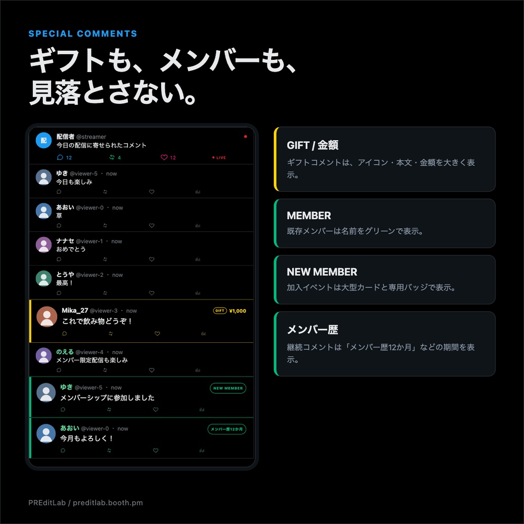 【無料版あり】わんコメ用 Twitter風テンプレート|コメントで反応数が増えるギミックあり|PREditLab