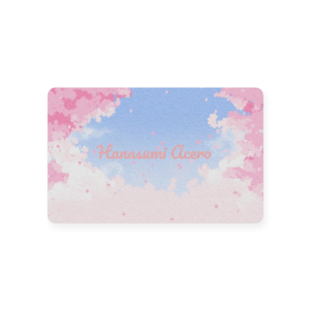 花澄あちぇろカード(クリスタル)