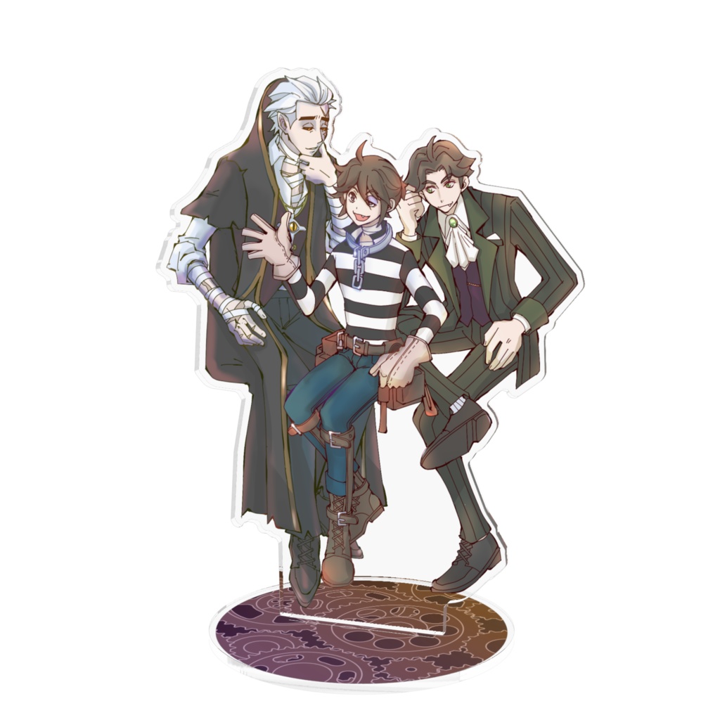 【第五】アクリルフィギュア三人