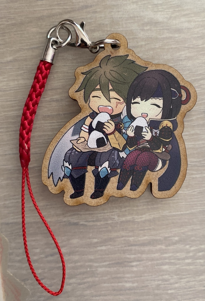 おにぎり食べる師弟