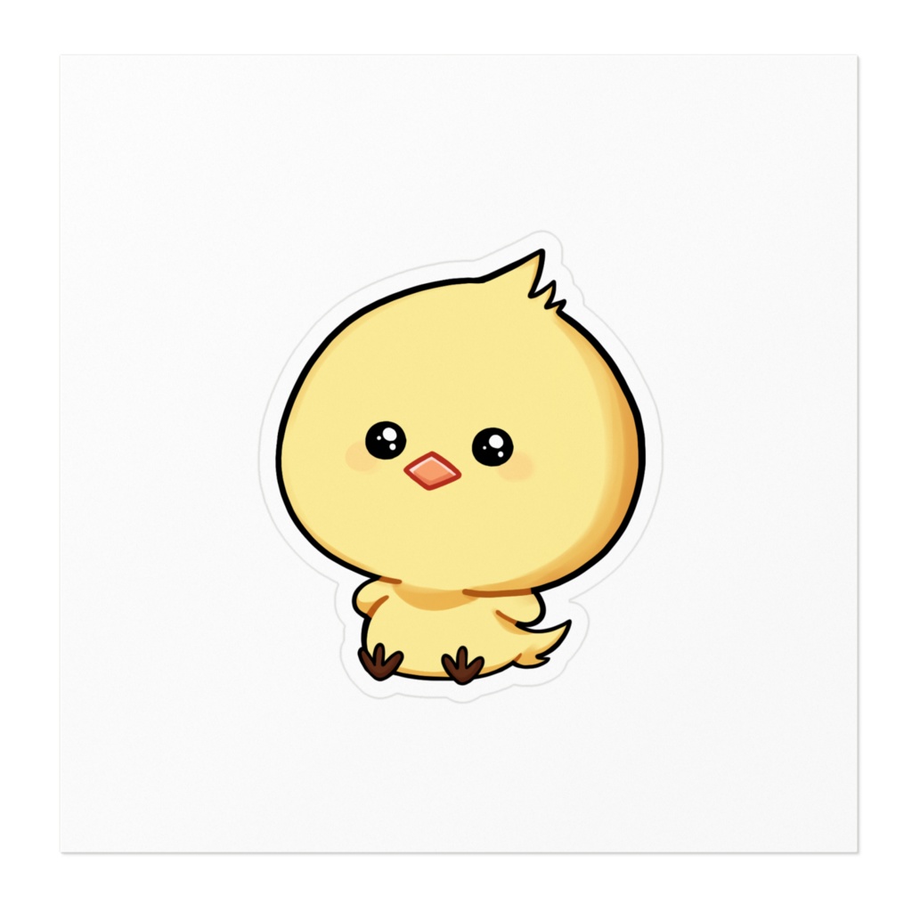 ぴーくんステッカー