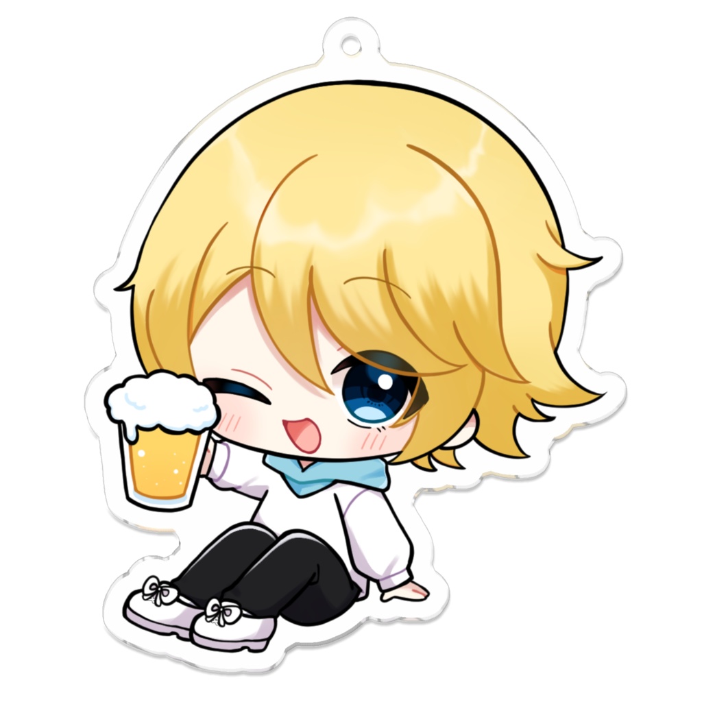 すっぴーアクキー(ウインク)
