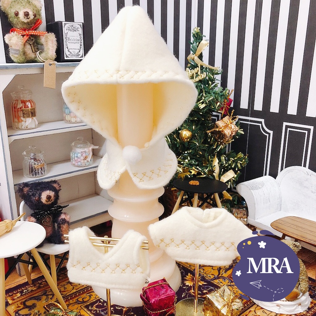 10cmぬい 冬の暖かいシリーズ ①マント ②トップス ③ベスト