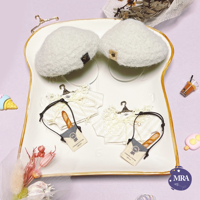 10cmぬい 【パン屋さんにおつかい】 お洋服セット 帽子