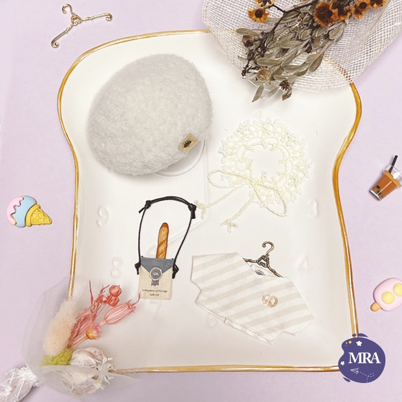 10cmぬい 【パン屋さんにおつかい】 お洋服セット 帽子