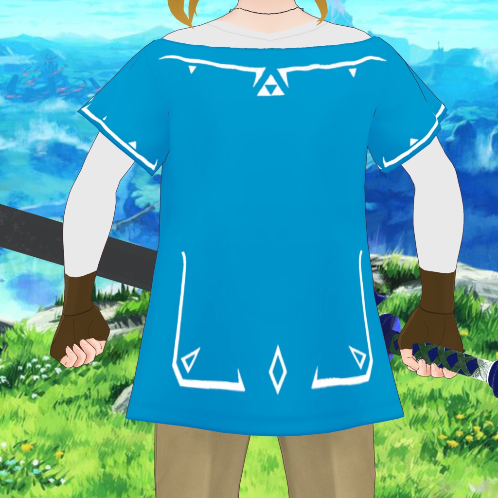 VRoid BOTW Link Cosplay Outfit! (Vroid Custom Item)