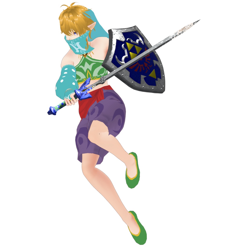 Gerudo Outfit VRoid Custom Item! vroidcustomitem format