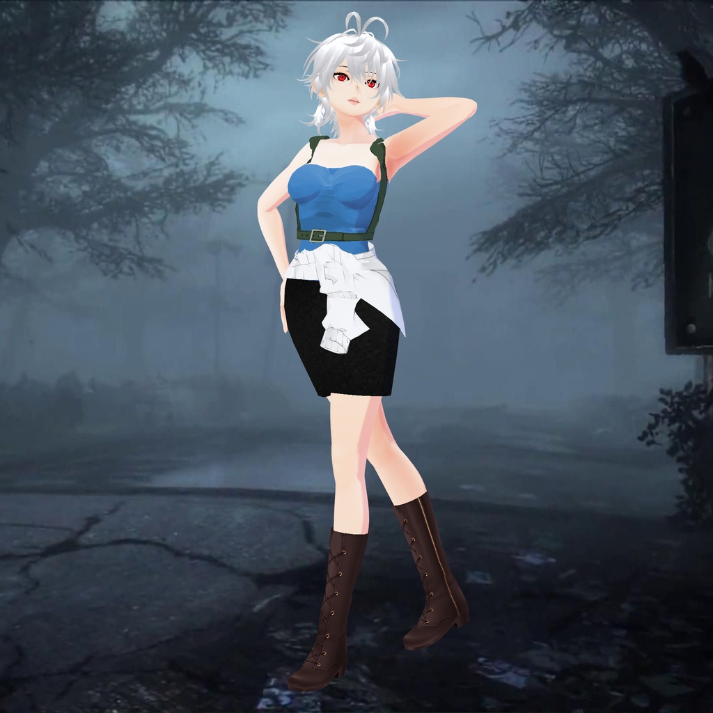 Resident Evil 3 Jill Valentine Outfit! | vroidcustomitem format