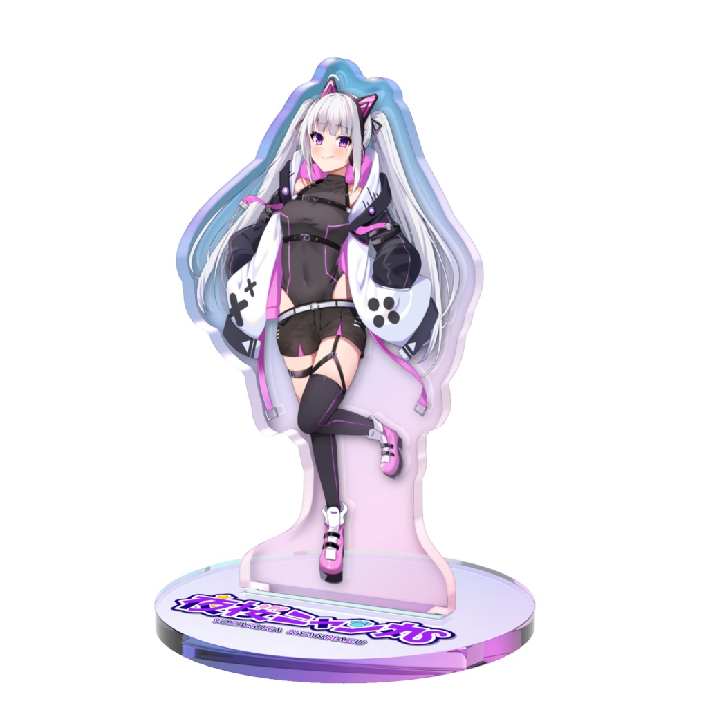 夜桜ニャン丸 オーロラアクスタ ゲーミングver