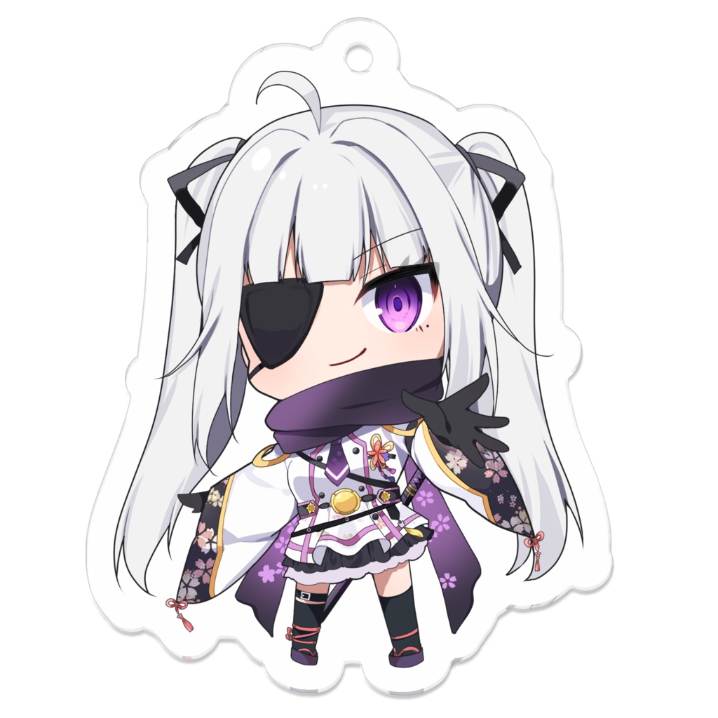 ミニ丸ちゃんのアクリルキーホルダー　和軍服ver