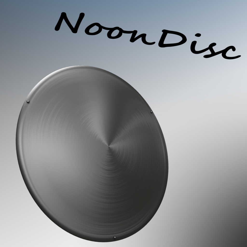 『Noondisc』 ディスクホイール3Dモデル[VRChat向け]