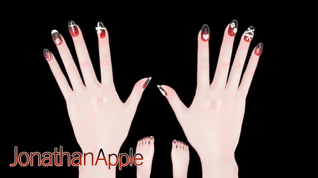 【Wendy専用】 ~真珠色の夢~Pearly Dream🤍 (ネイル&ペディキュアチップ)