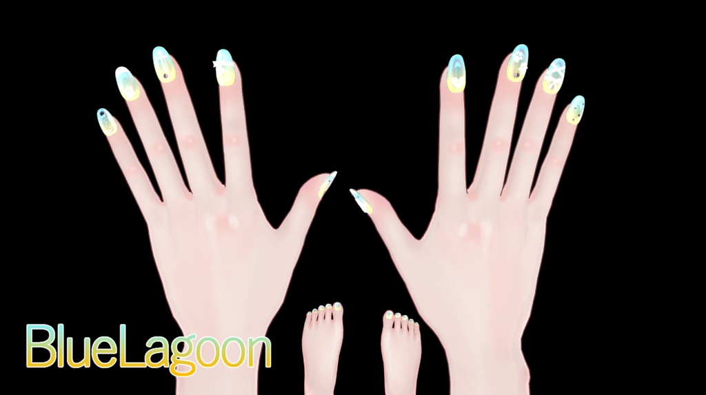 【Wendy専用】 ~真珠色の夢~Pearly Dream🤍 (ネイル&ペディキュアチップ)