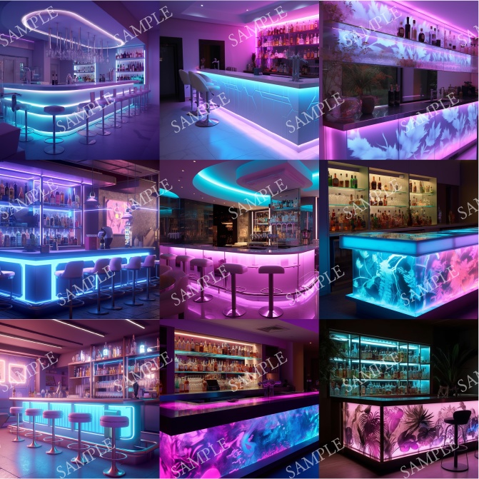 【背景30枚】3D風バー(ゲーム/TRPG背景素材/CoC/ココフォリア)