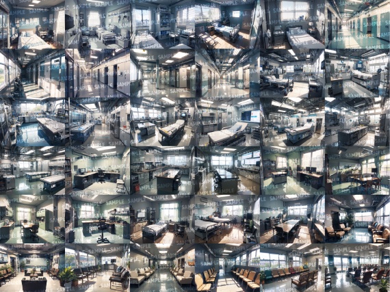 【背景92枚】病院|差分あり(ゲーム/TRPG背景素材/CoC/ココフォリア)