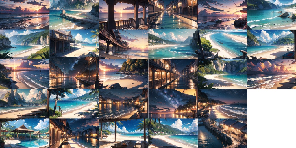 【背景51枚】プール/リゾート(ゲーム/TRPG背景素材/CoC/ココフォリア)