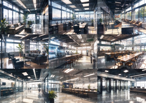 【背景138枚】オフィス|差分あり(ゲーム/TRPG背景素材/CoC/ココフォリア)