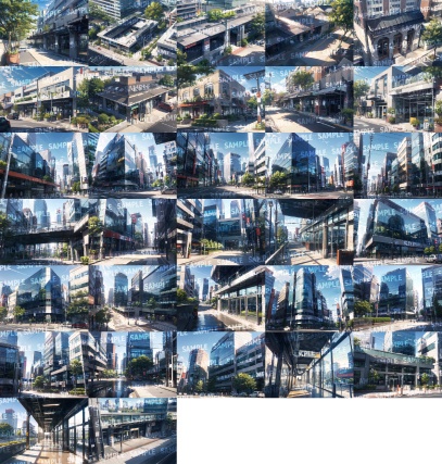 【背景210枚】都会|差分あり(ゲーム/TRPG背景素材/CoC/ココフォリア)