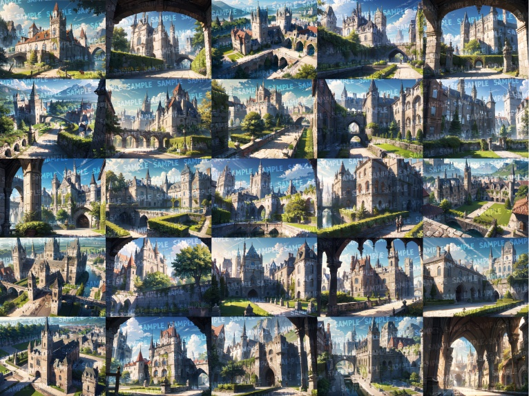 【背景402枚】城郭|差分あり(ゲーム/TRPG背景素材/CoC/ココフォリア)