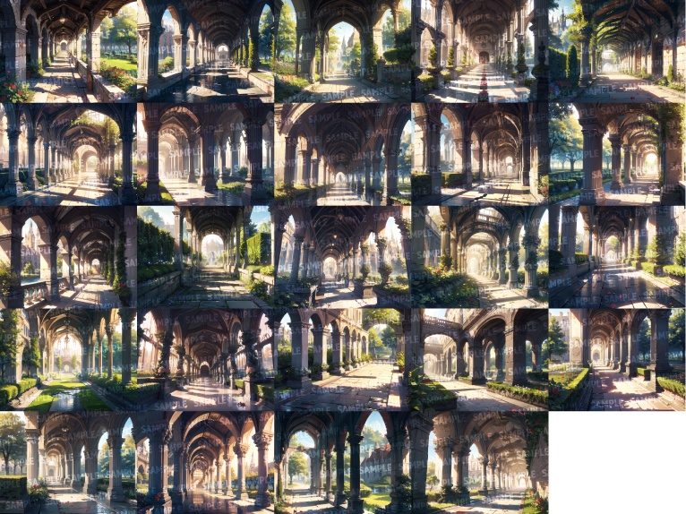 【背景402枚】城郭|差分あり(ゲーム/TRPG背景素材/CoC/ココフォリア)