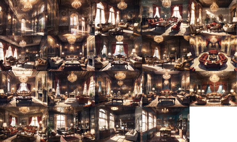 【背景420枚】お屋敷|差分あり(ゲーム/TRPG/CoC/ココフォリア)