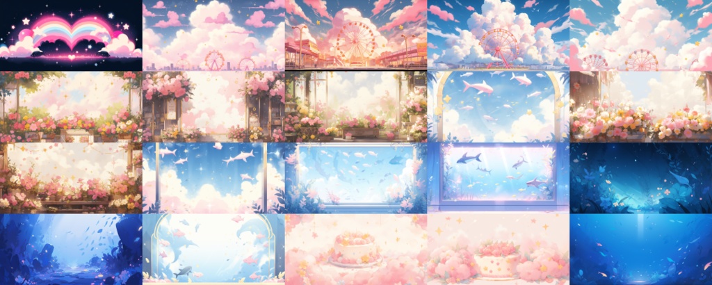 【1100枚超】無料背景素材【一括DL】