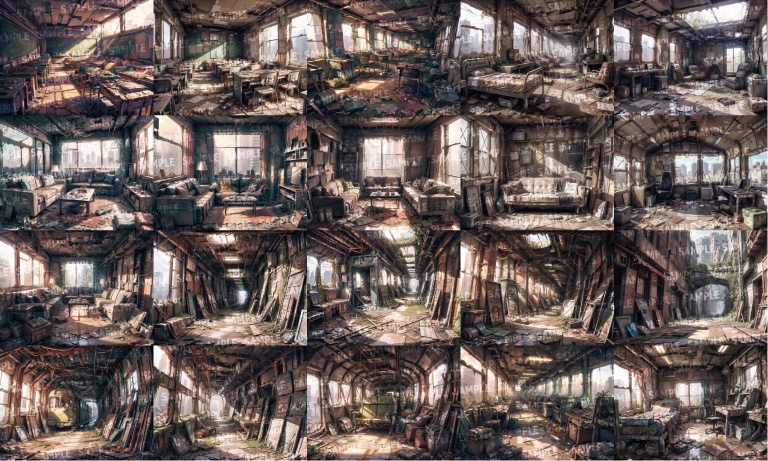 【背景304枚】廃墟|差分あり(ゲーム/TRPG背景素材/CoC/ココフォリア)