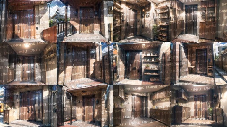 【背景98枚】玄関|差分あり(ゲーム/TRPG背景素材/CoC/ココフォリア)