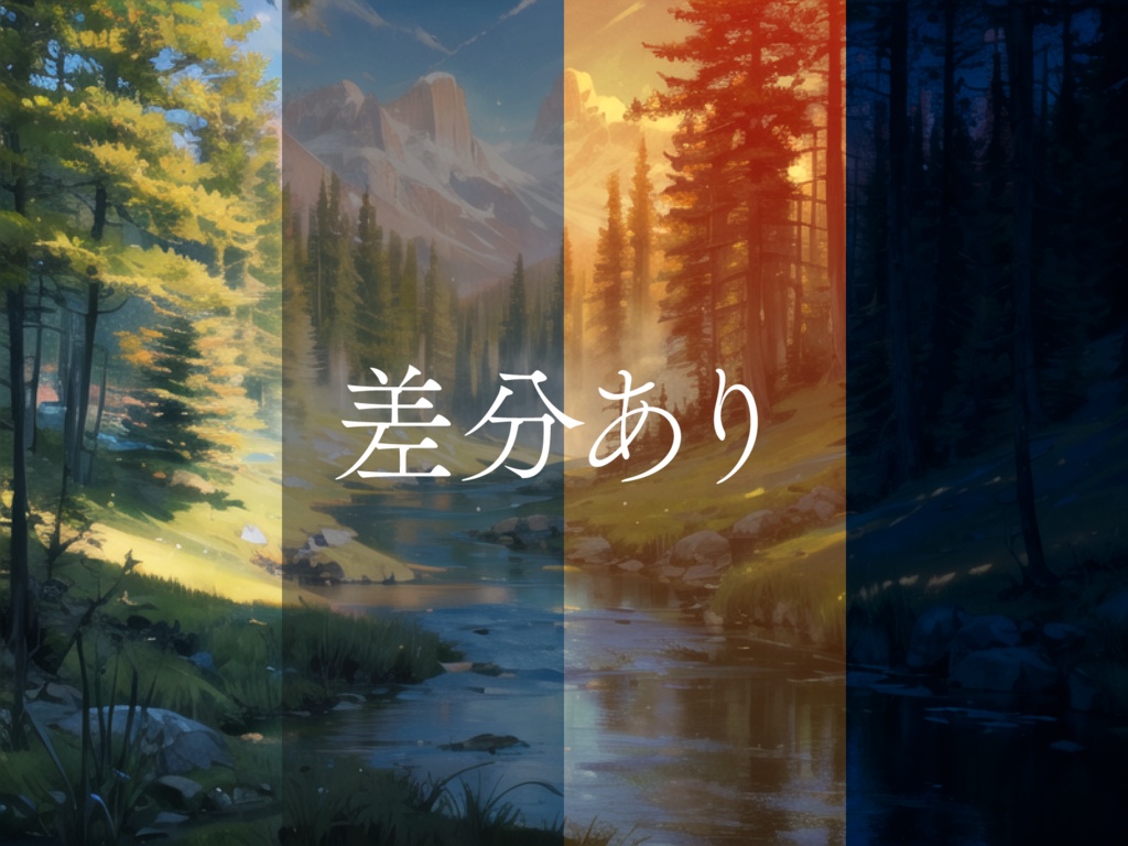 【背景160枚】河川/湖|差分あり(ゲーム/TRPG背景素材/CoC/ココフォリア)