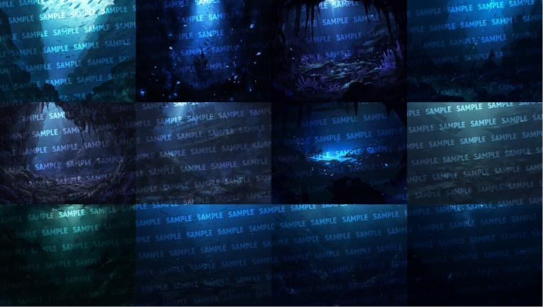 【背景57枚】海/海中/深海(ゲーム/TRPG背景素材/CoC/ココフォリア)