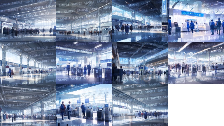 【背景35枚】空港(ゲーム/TRPG背景素材/CoC/ココフォリア)