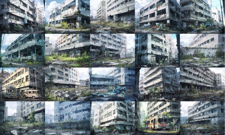 【背景60枚】廃病院(ゲーム/TRPG背景素材/CoC/ココフォリア)