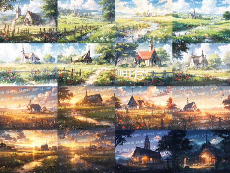 【背景108枚】大聖堂/教会(ゲーム/TRPG/CoC/ココフォリア)