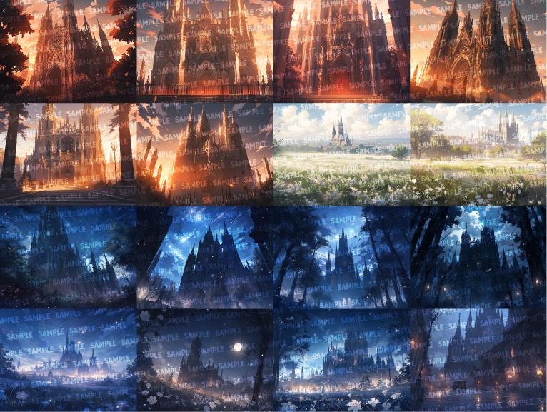 【背景108枚】大聖堂/教会(ゲーム/TRPG/CoC/ココフォリア)