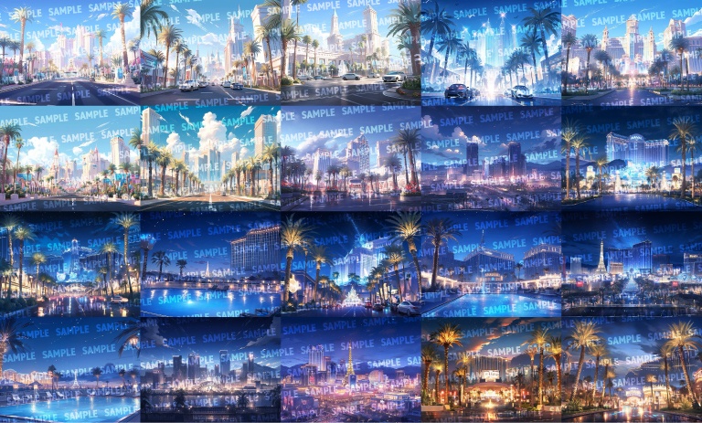 【背景60枚】カジノ|差分あり(ゲーム/TRPG背景素材/CoC/ココフォリア)