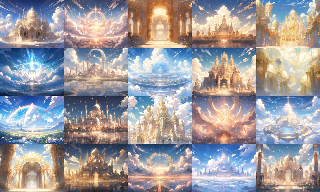 【背景4:3/100点】天国【ゲーム/TRPG背景素材/CoC/ココフォリア】