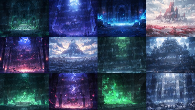 【背景100枚】地獄(ゲーム/TRPG/CoC/ココフォリア)