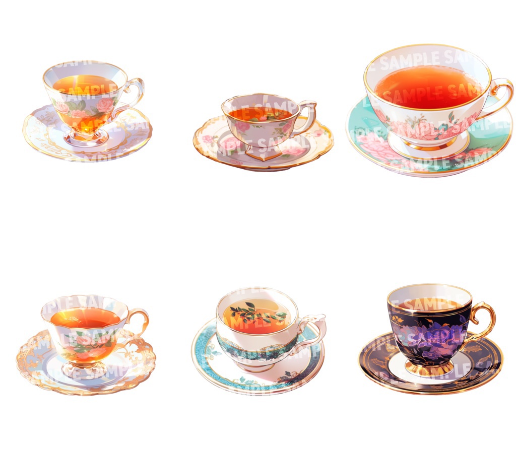 【透過素材済50点】飲み物(png)