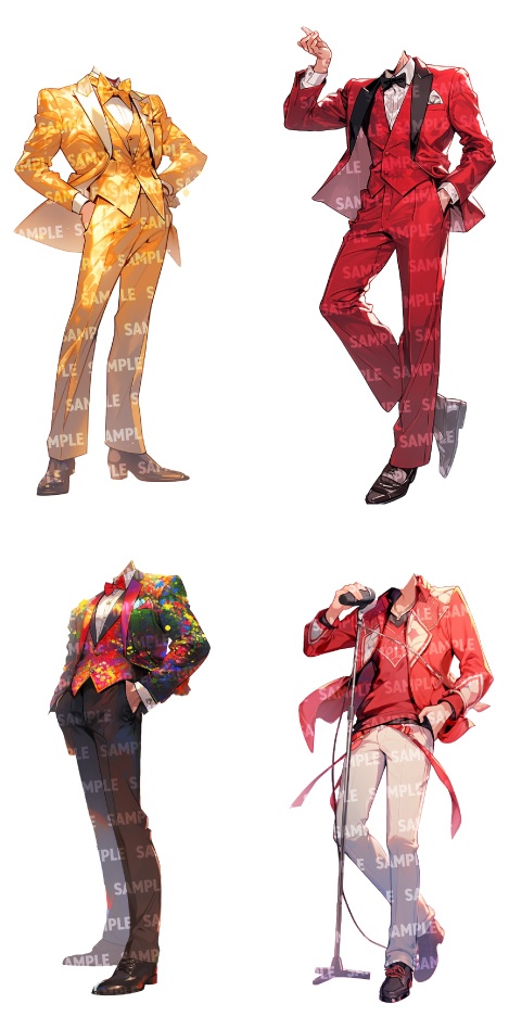 【立ち絵50点】職業|男性(png)