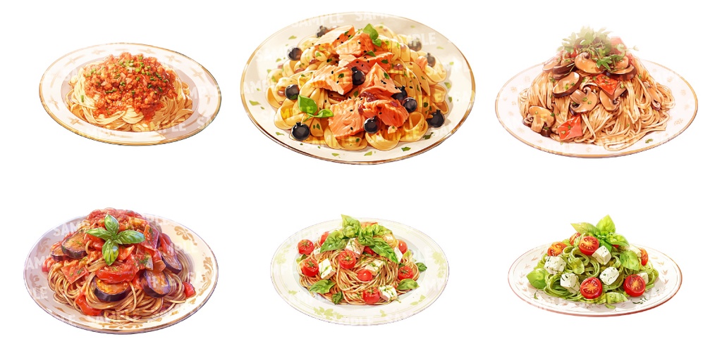 【透過素材50点】洋食(png)