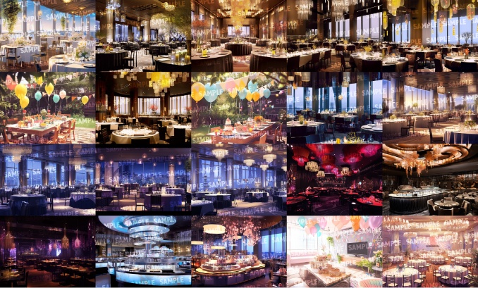 【背景100枚】パーティー(ゲーム/TRPG/CoC/ココフォリア)