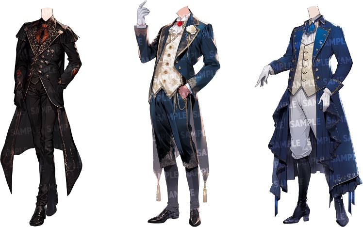 【立ち絵35点】伯爵/中世貴族(png)