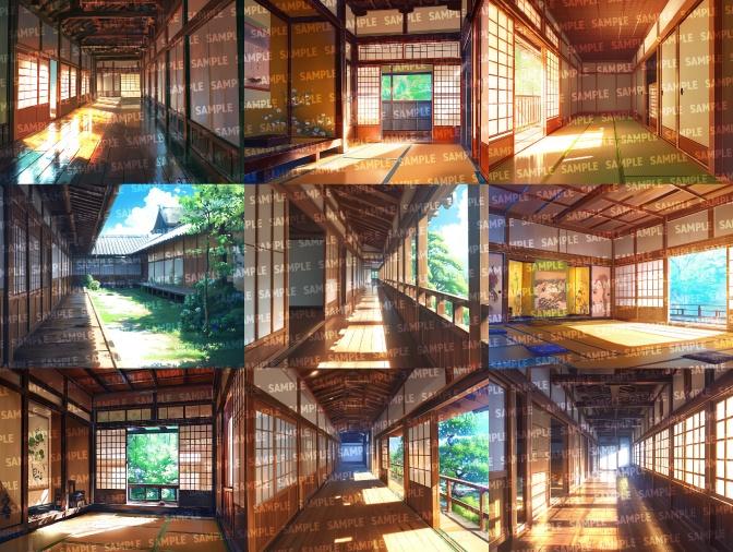 【背景素材40枚】日本の城|差分あり(ゲーム/TRPG/CoC/ココフォリア)