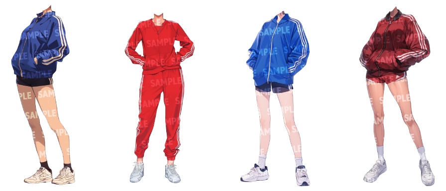 【立ち絵50点】学生|女性(png)