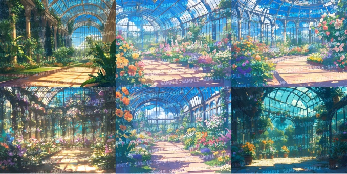 【背景50枚】植物園(ゲーム/TRPG/CoC/ココフォリア)